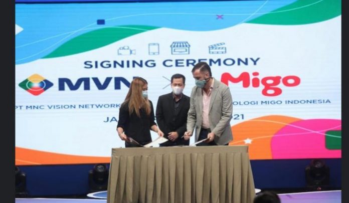 MNC Vision Networks Menjalin Kerja Sama dengan Migo Indonesia