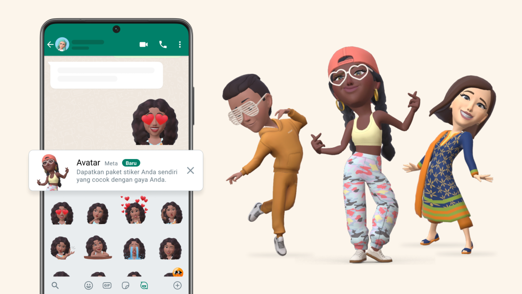 WhatsApp mengumumkan peluncuran Avatar, menawarkan cara baru yang cepat dan menyenangkan bagi pengguna WhatsApp untuk terhubung dengan teman dan keluarga.