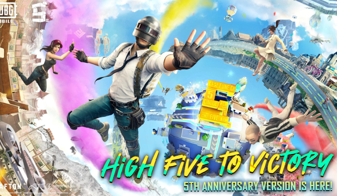 PUBG MOBILE merayakan Hari Ulang Tahun ke-5 bertajuk 5th Anniversary: High Five to Victory d