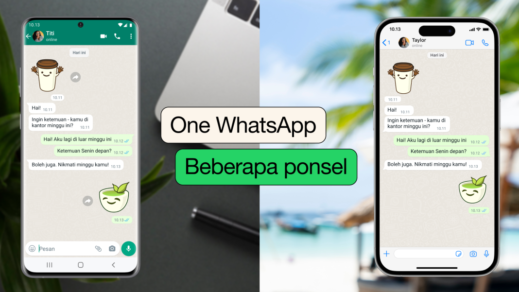 WhatsApp mengumumkan telah memperluas penawaran multi-perangkat dengan memperkenalkan kemampuan untuk menggunakan akun WhatsApp yang sama di beberapa ponsel sekaligus. Dengan fitur yang permintaannya sangat tinggi ini, sekarang Anda dapat menautkan ponsel hingga keempat perangkat, sama halnya dengan menautkan WhatsApp di browser web, tablet, dan desktop.