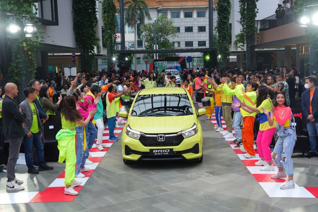 PT Honda Prospect Motor meluncurkan model terbaru dari Honda Brio di Jakarta
