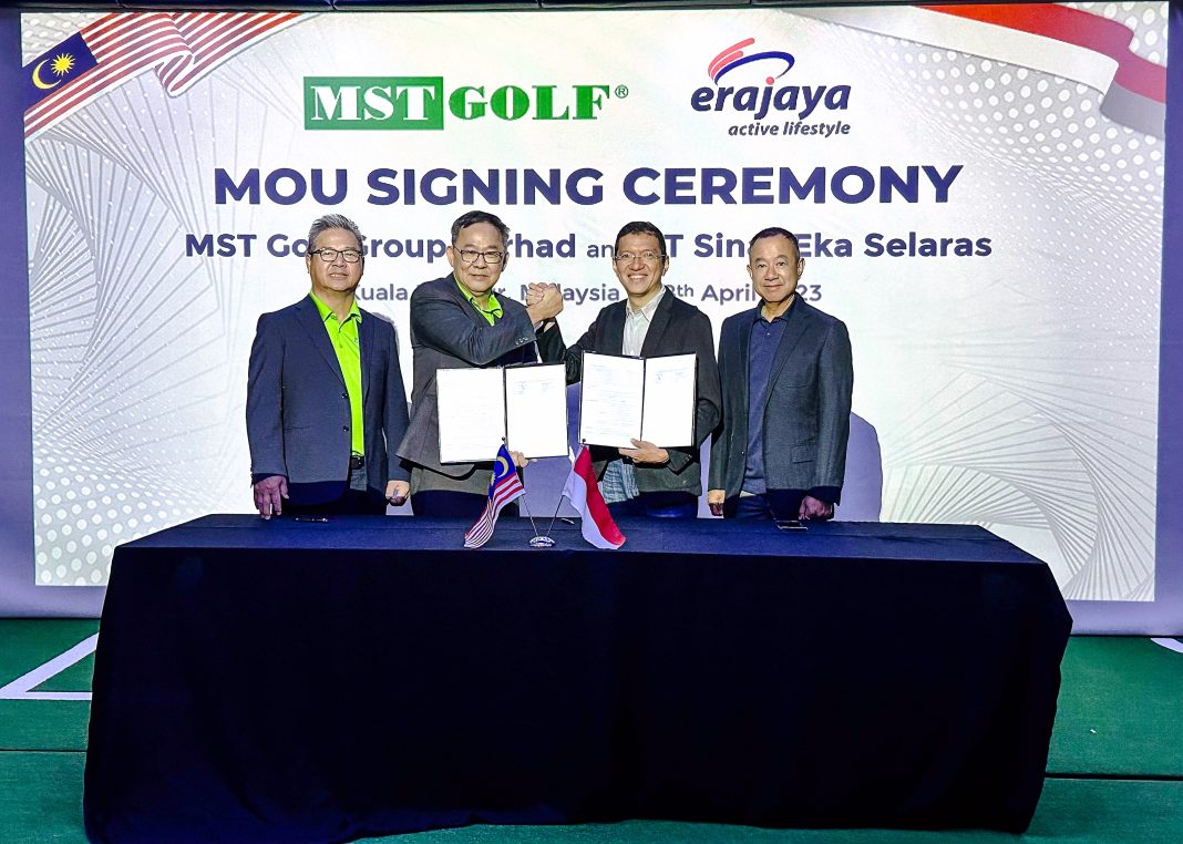 PT Sinar Eka Selaras, penyedia solusi ritel dan distribusi multibrand terkemuka di Indonesia dengan nama Erajaya Active Lifestyle dan MST Golf Group Berhad (“MST Golf”), peritel khusus peralatan golf terbesar di Malaysia mengumumkan penandatanganan nota kesepahaman (MoU) bersama