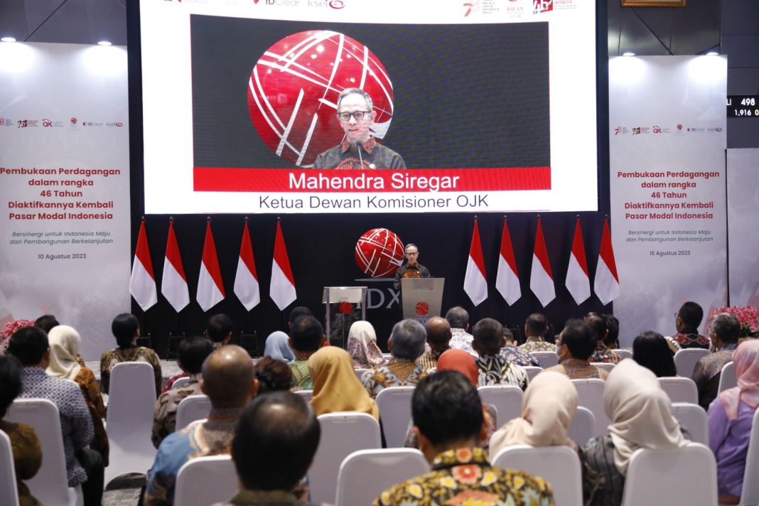 Puncak peringatan 46 tahun diaktifkannya kembali Pasar Modal Indonesia