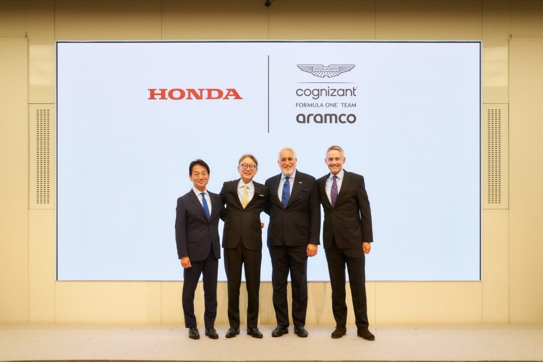 Honda mengumumkan kemitraan serta dukungan teknis dengan Aston Martin Aramco Cognizant Formula 1 Team untuk musim balap Formula 1 (F1) tahun 2026.