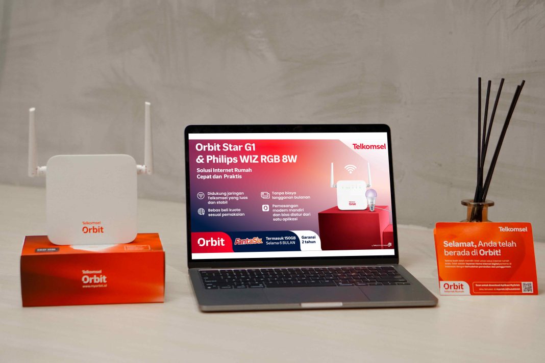Telkomsel meluncurkan Orbit Star G1, modem wifi dengan layanan internet rumah terbaru yang semakin terjangkau dengan harga Rp 399.000 yang memberikan ragam nilai tambah termasuk paket data Orbit sebesar 150 GB selama enam bulan.