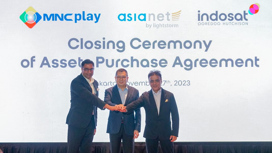 Indosat Ooredoo Hutchison, Asianet, dan MNC Play Lakukan Akuisisi Strategis