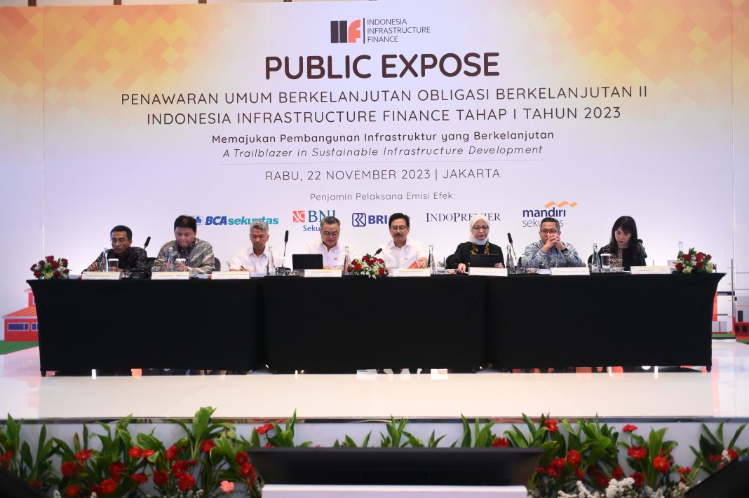 BRI Danareksa Sekuritas resmi ditunjuk sebagai salah satu penjamin pelaksana emisi efek penerbitan Obligasi Berkelanjutan II Tahap I PT Indonesia Infrastructure Finance (IIF) dengan target penghimpunan dana sebesar Rp 500 miliar