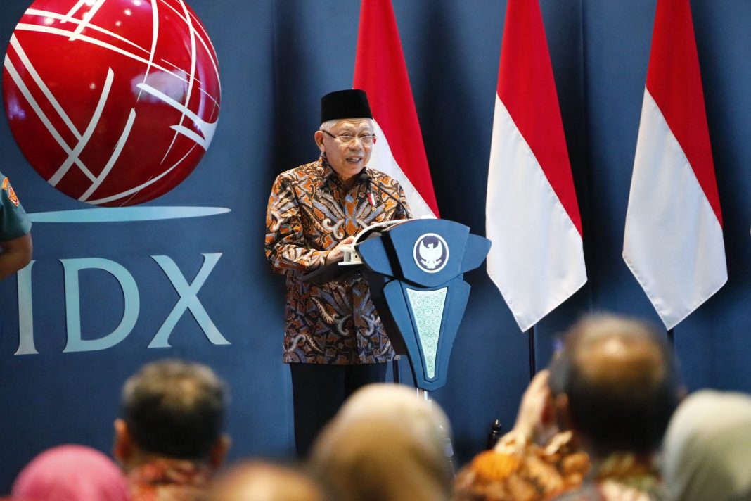 Wakil Presiden K.H. Ma’ruf Amin Buka Perdagangan Bursa Efek Indonesia Tahun 2024