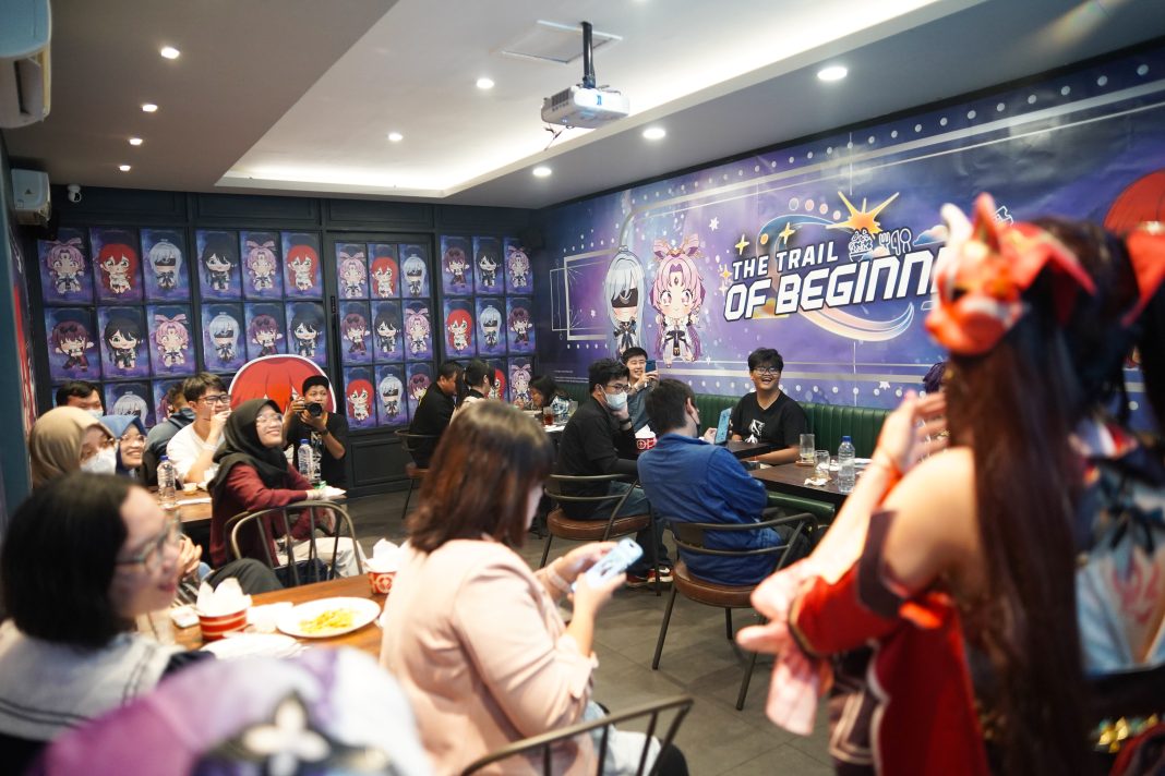 UniPin menggelar kafe tematik bertajuk The Trail of Beginning, pada Sabtu (20/4) di Thymeline Cafe, Kelapa Gading, Jakarta Utara.